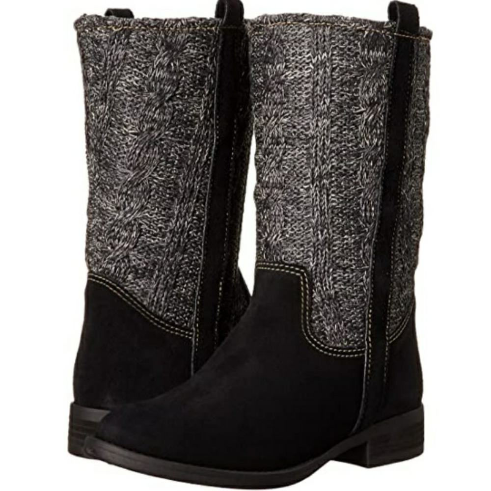 Sbicca black suede boots size 7